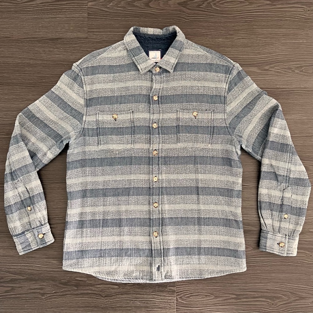 Johnnie-O Teton Indigo Shirt Jacket